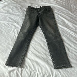 Levi’s Premium New 501 Jeans. Grey Size 24 by 28